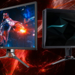 Top-rated 144hz 4k monitor displaying stunning graphics and smooth performance