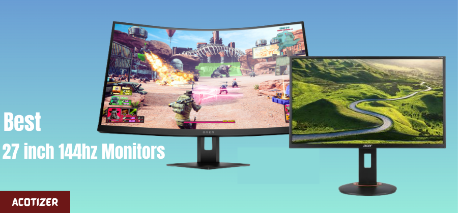 High-performance 27 inch 144hz monitor for immersive gaming and superior visuals