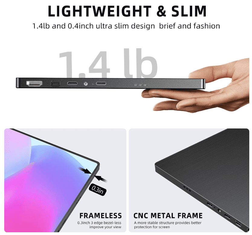 Slim and Lightweight Design