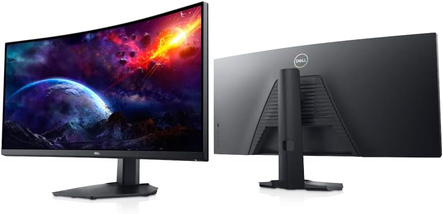 Dell Curved Gaming, 34 Inch Curved Monitor with 144Hz Refresh Rate, WQHD (3440 x 1440) Display, Black - S3422DWG
