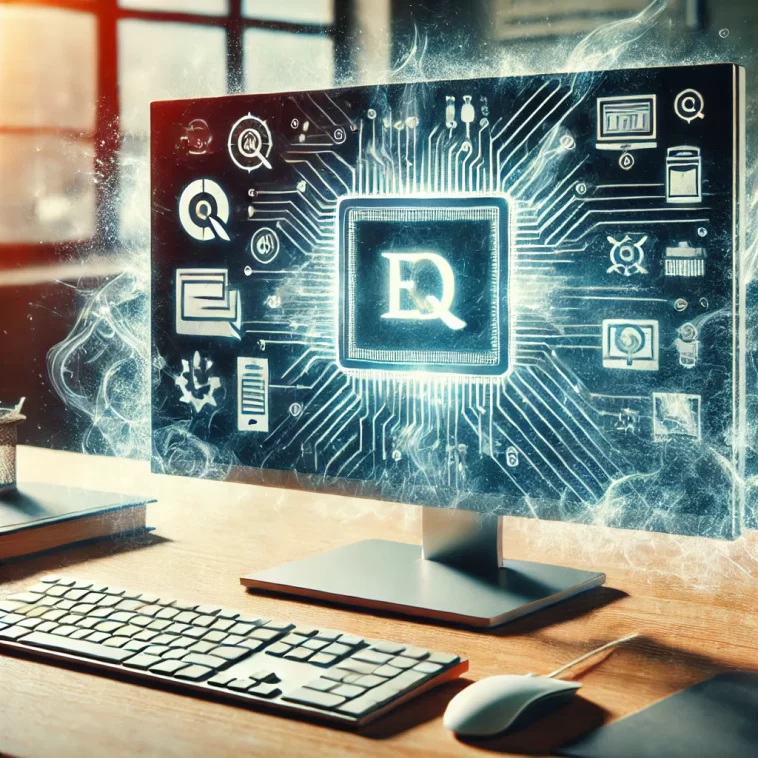 LED monitor burn-in demonstrated with ghostly afterimage of static screen, showing potential screen retention issues