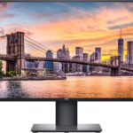 BenQ gaming monitor vs Dell professional display side-by-side comparison showing colors and design differences