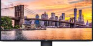 BenQ gaming monitor vs Dell professional display side-by-side comparison showing colors and design differences
