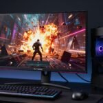 Best HDR Gaming Monitors - ASUS ROG Swift OLED PG27UCDM display in gaming setup