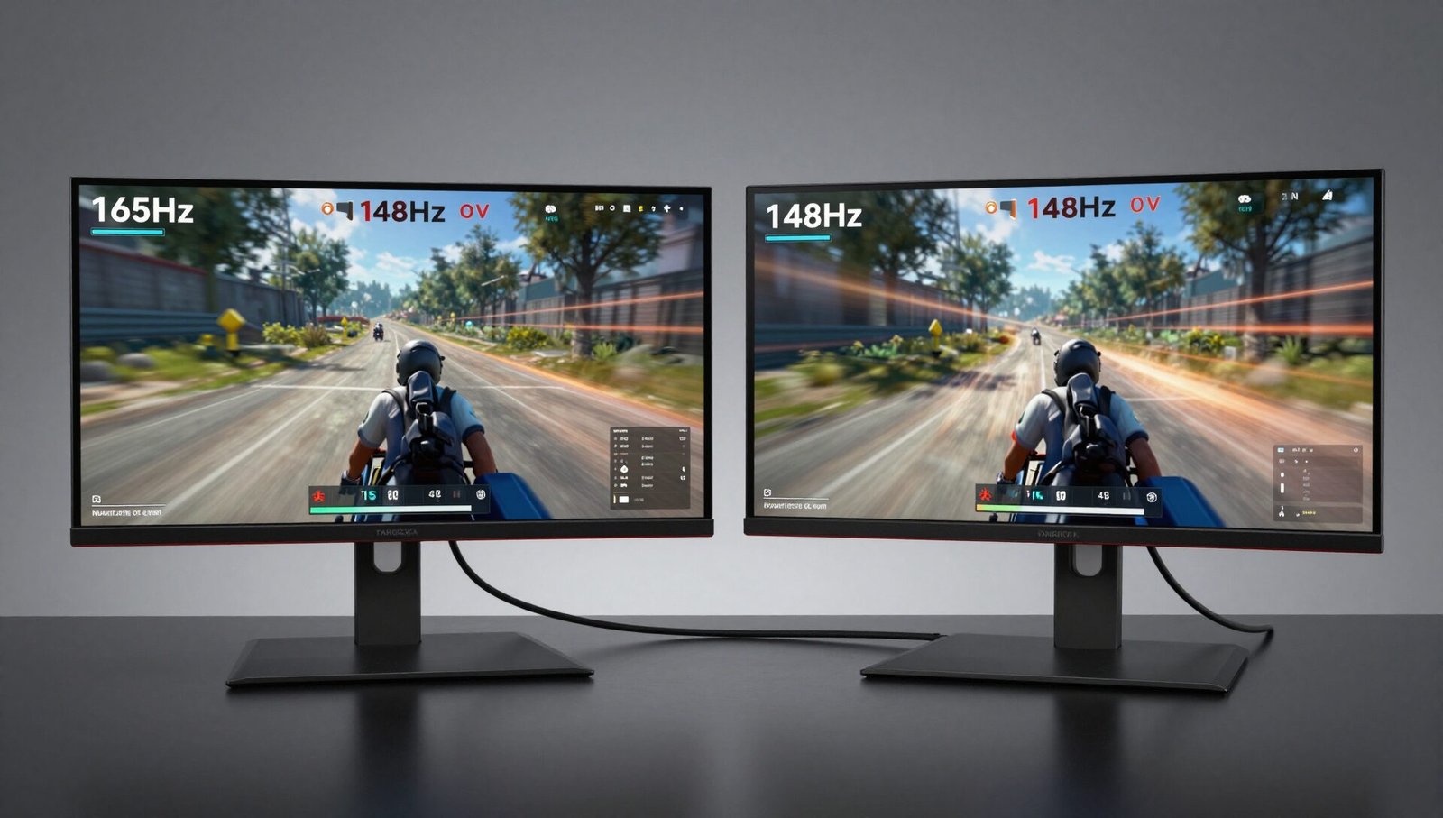 Do 165Hz gaming monitors make a difference compared to 144Hz in motion clarity test