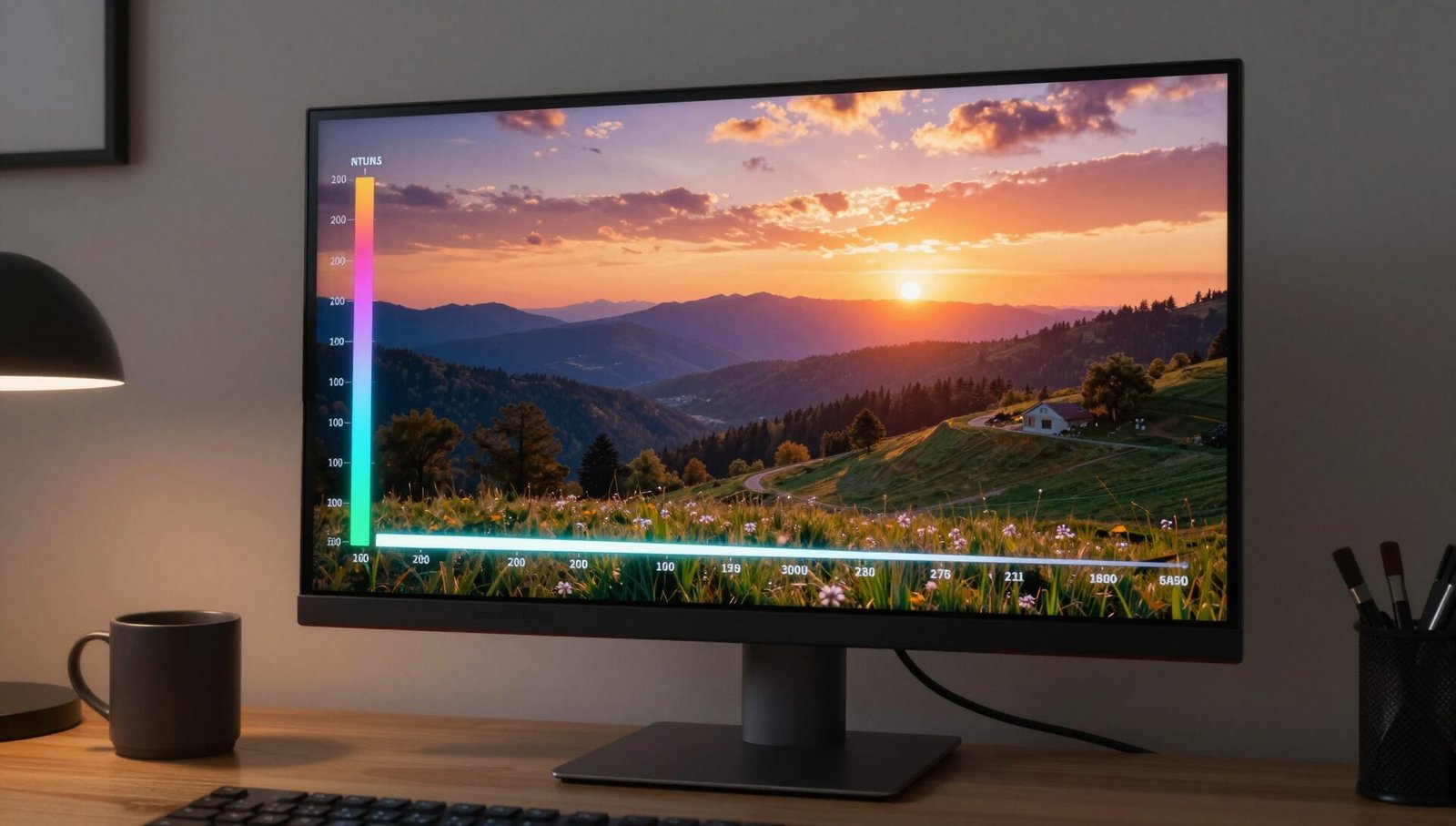 how many monitor nits do you need for the best display comparison chart