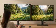 Which is better for my eyes, OLED or LCD comparison between two monitors